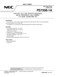 Datasheet PS7200B-1A-F4 manufacturer NEC